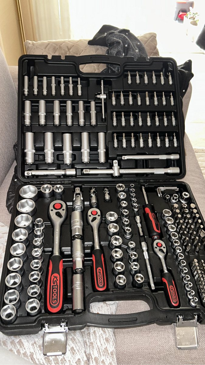 Ks Tools Set Ratchet 1\2" & 1\4" & 3\8" 195pcs