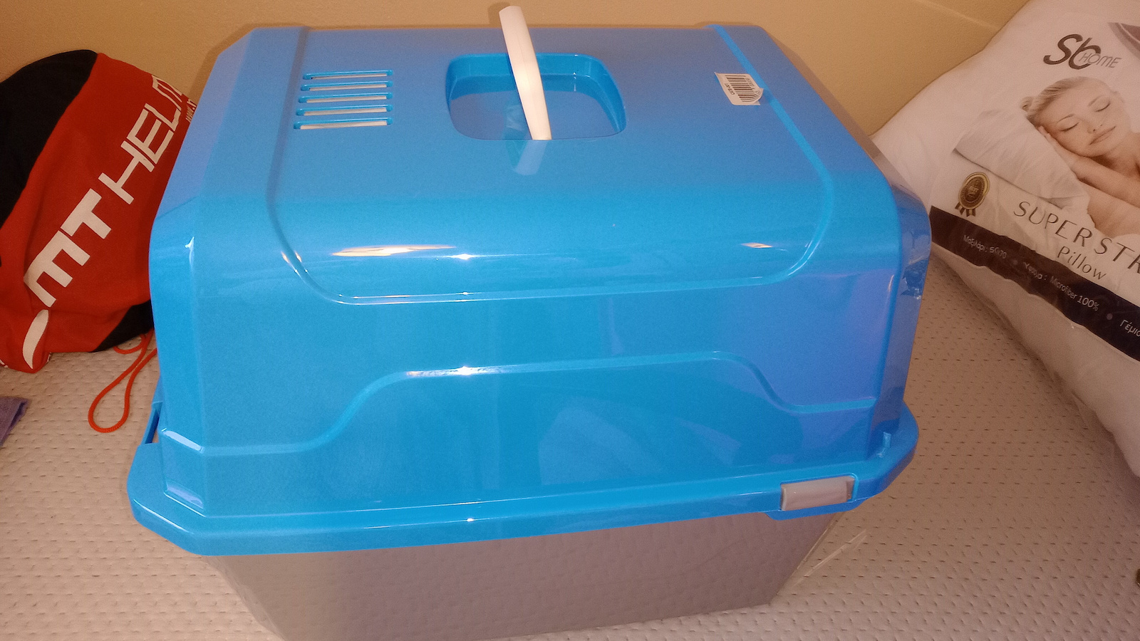 Cat Toilet Closed Light Blue L52 x W37 x H48cm