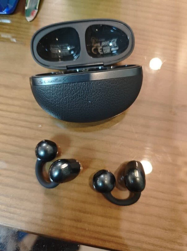 QCY Crossky C50 Open Ear Bluetooth Handsfree Ακουστικά με Αντοχή στον Ιδρώτα και Θήκη Φόρτισης Γκρι