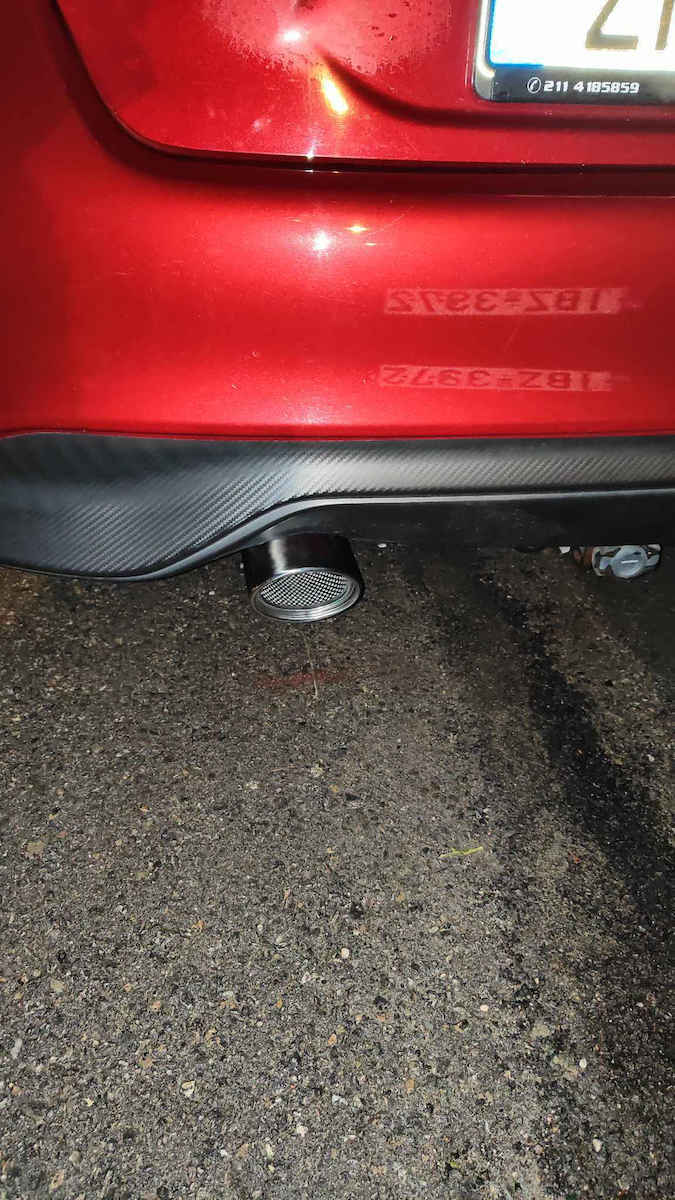 AMiO Exhaust Muffler Universal 30-50 mm