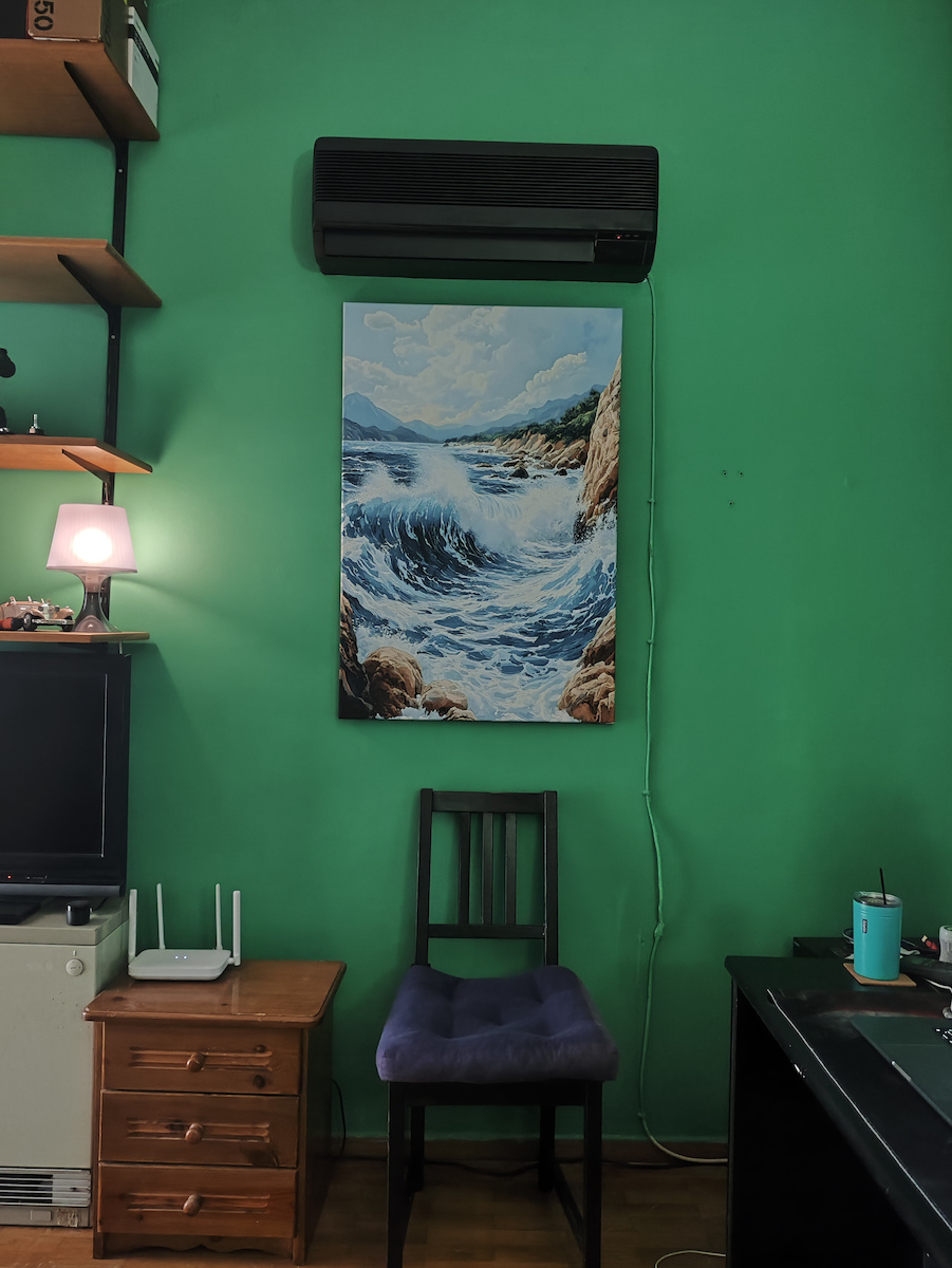Meereswelle – Gemälde Leinwand 100 x 67 cm
