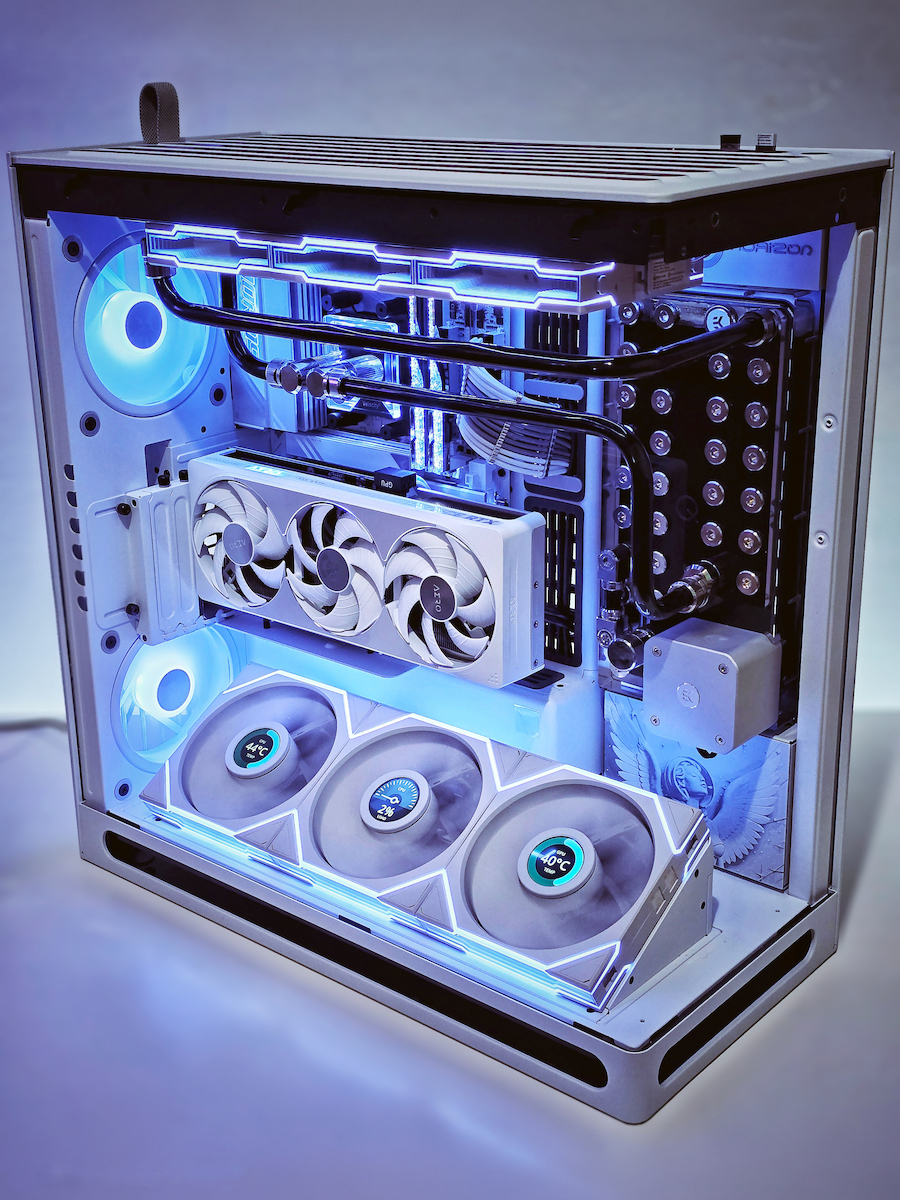 HAVN HS 420 VGPU Gaming Midi Tower Κουτί Υπολογιστή με Πλαϊνό Παράθυρο Λευκό