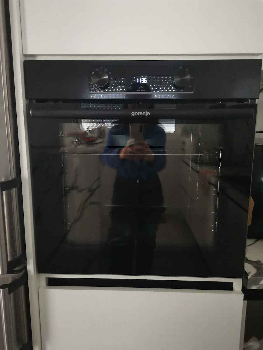 Gorenje Φούρνος άνω Πάγκου 77lt με Επαγωγικές Εστίες Π59.5εκ. Μαύρος