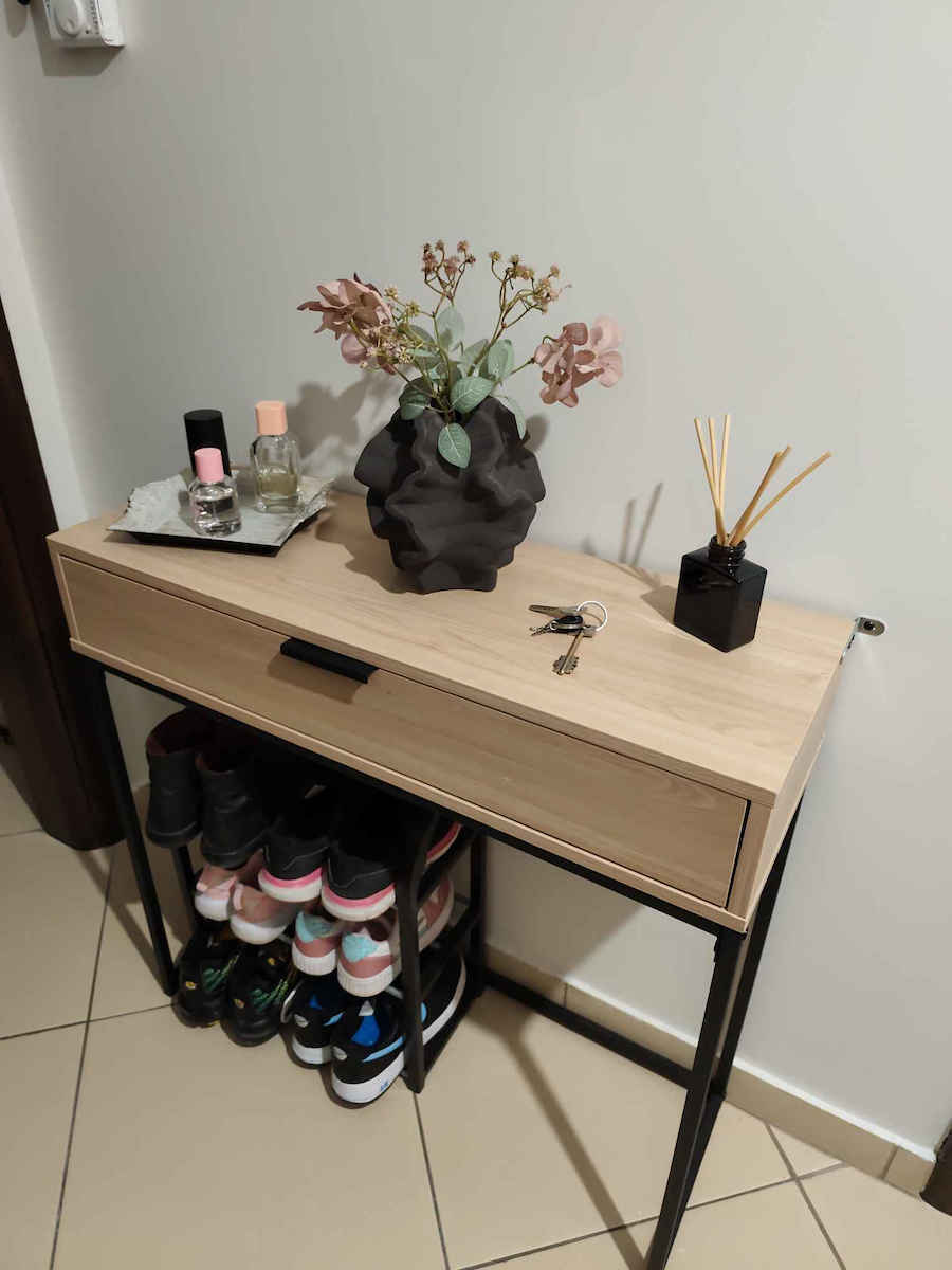 Joumpa Konsole Holz & Metall Acacia Natural Shade / Black L80xB28xH76.5cm