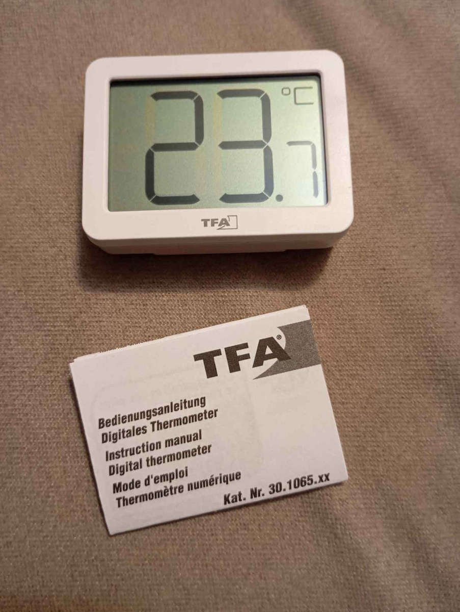TFA Indoor Thermometer Tabletop