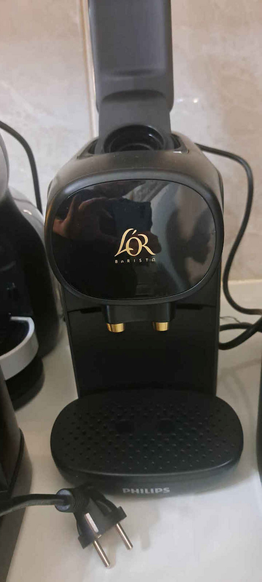 Philips Barista Sublime Pod Coffee Machine L'Or Pressure 19bar Black