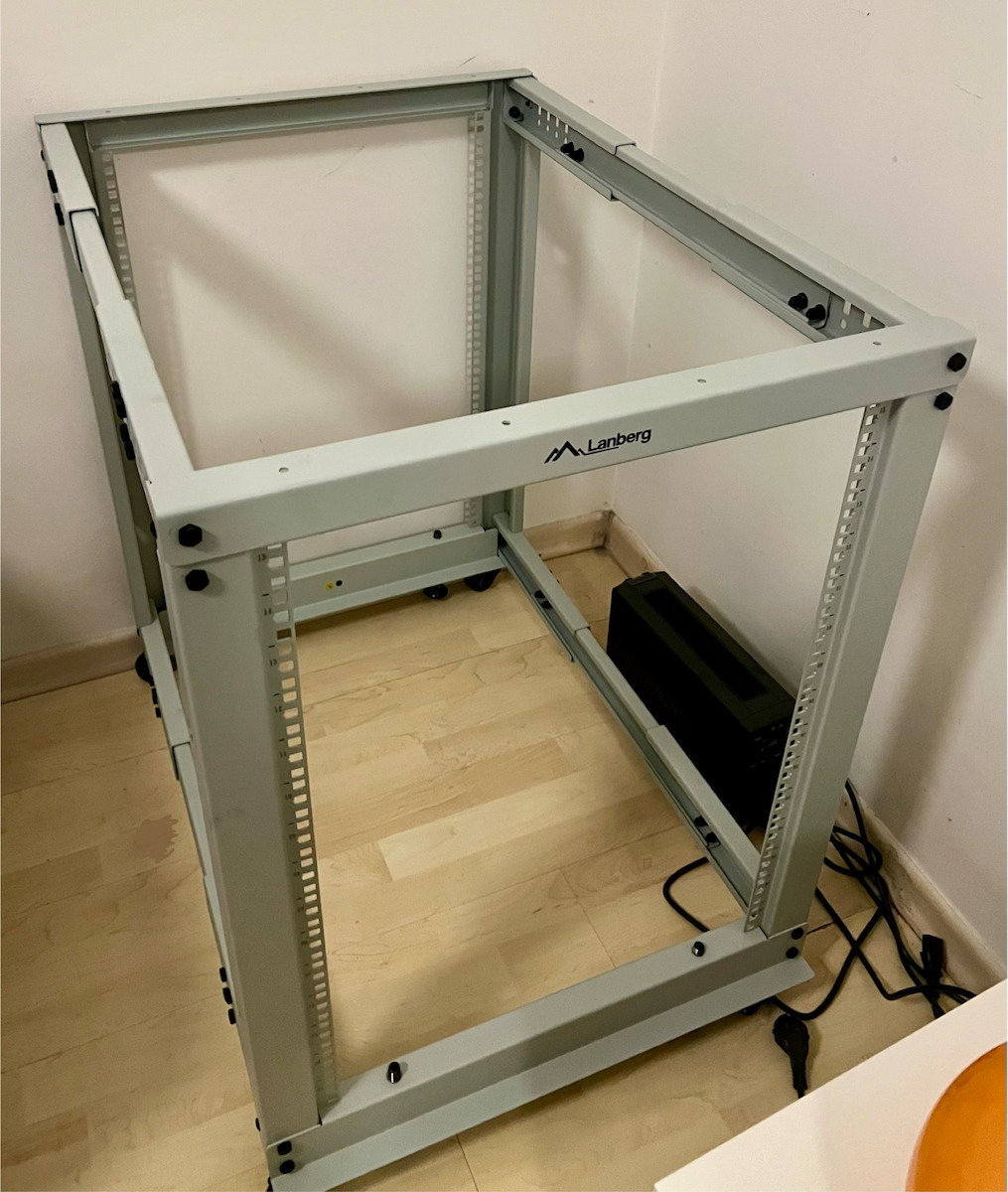 Lanberg Open Rack 15u 600x600-1100 Gray Or01-6115-s