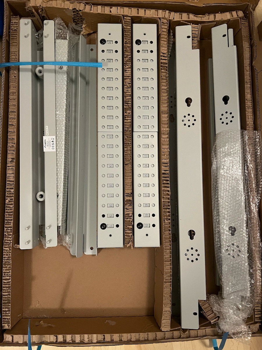 Lanberg Open Rack 15u 600x600-1100 Gray Or01-6115-s