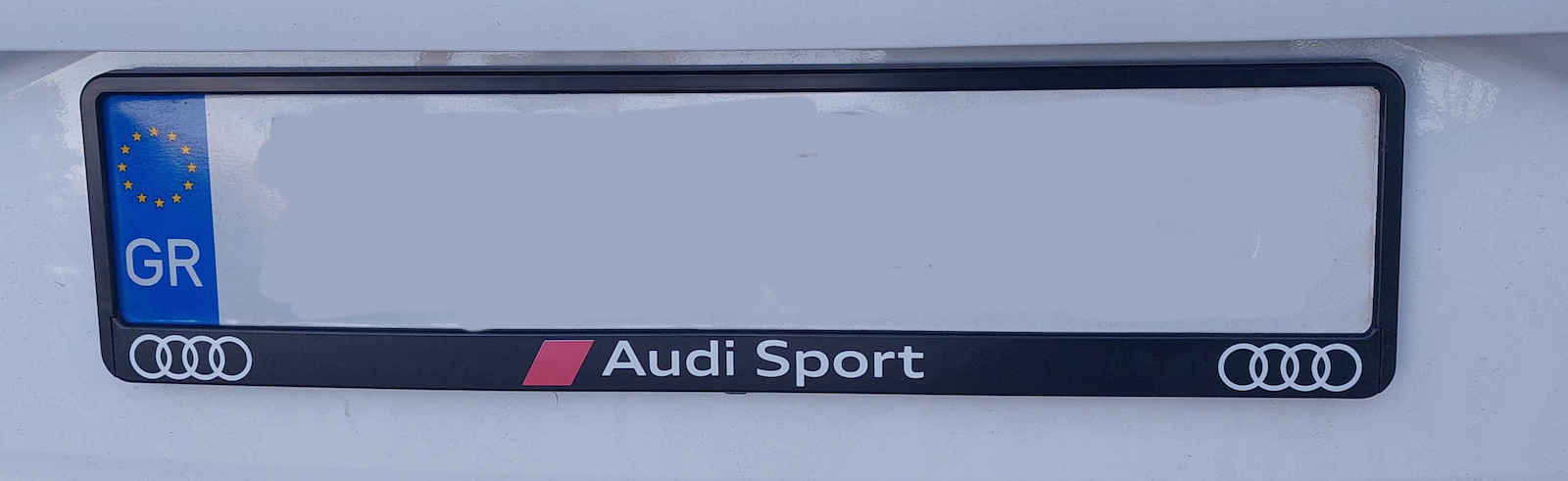 Set 2 Suporturi Personalizate Pentru Plăcuțe De Înmatriculare Audi Sport 2