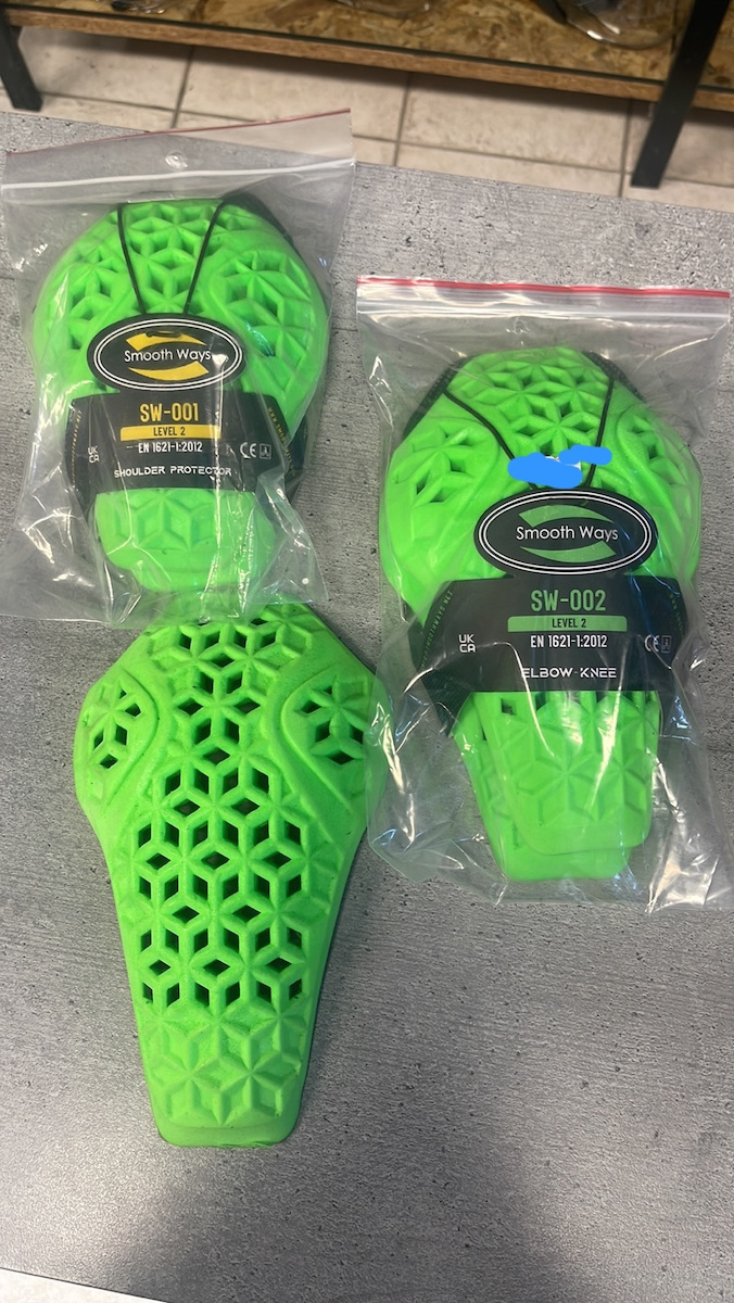 Nordcode Air Foam Motorcycle Shoulder Protectors