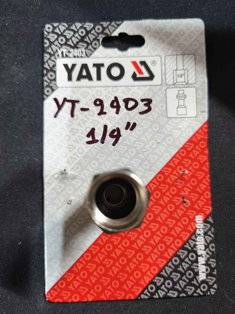 Yato YT-2403 Ρακόρ Θηλυκό 1/4"