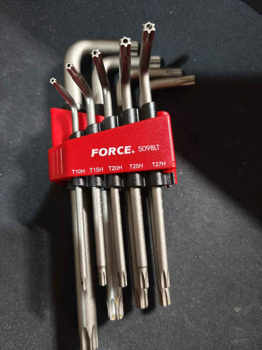 Force L Torx Wrench T10 9pcs