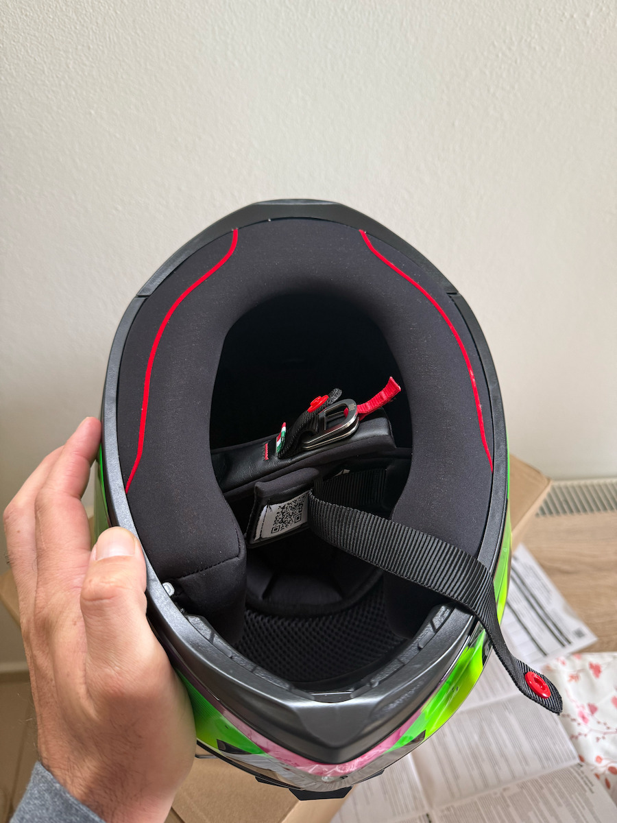 AGV K1 S Черно / Червено / Синьо Каска За Мотор Full Face ECE