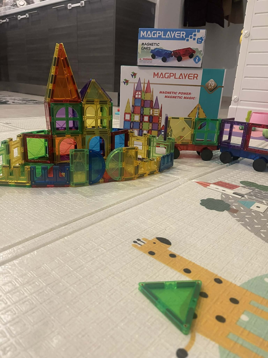 Magplayer Magnetic Construction Toy for Children 3+ Years
