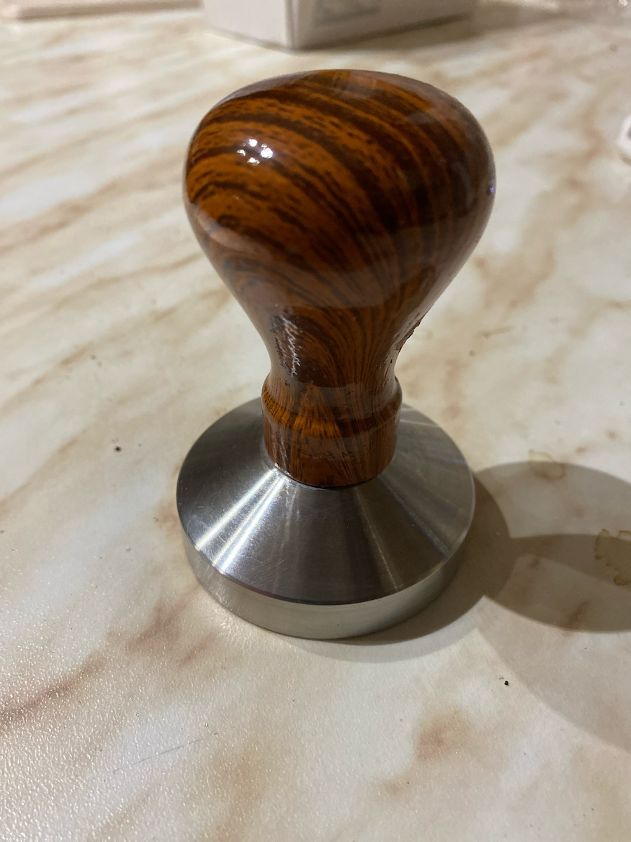 GTSA Tamper with Flat Surface 58mm in Brown Color
