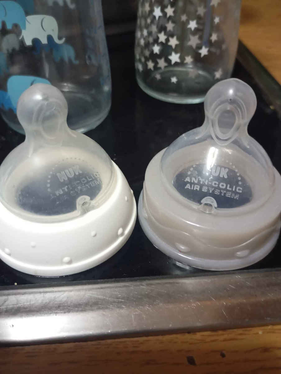 Nuk First Choice+ Silicone Baby Bottle Teats Medium Flow for 0+ months 2pcs