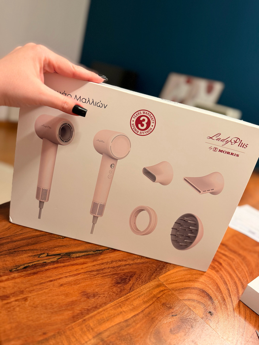 Morris Ladyplus Ionic Сешоар с Дифузер 1500W Purple