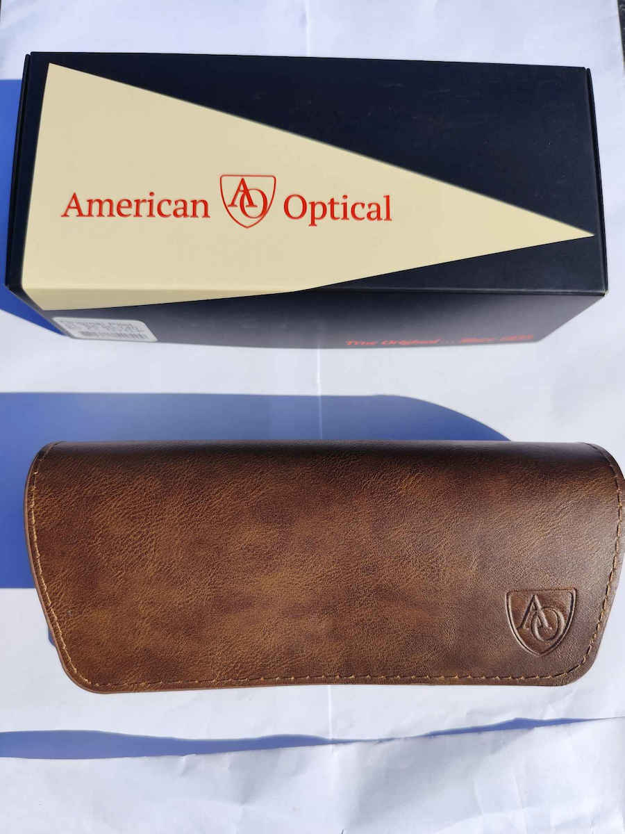 American Optical Original Pilot Men's Sunglasses with Silver Metal Frame and Gray Lens