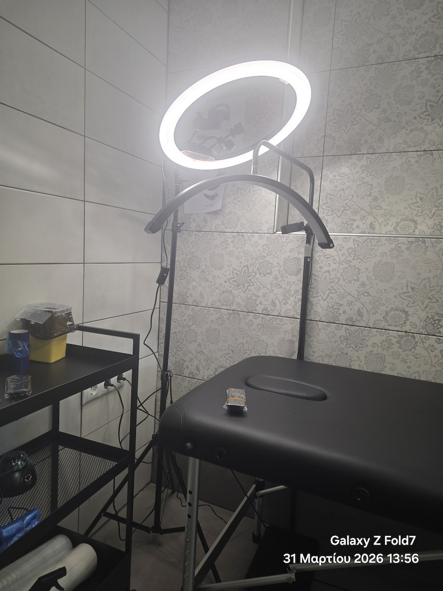 Factory CXB-460 Ring Light 43cm 3200 - 5800K with Floor Tripod and Mobile Phone Holder