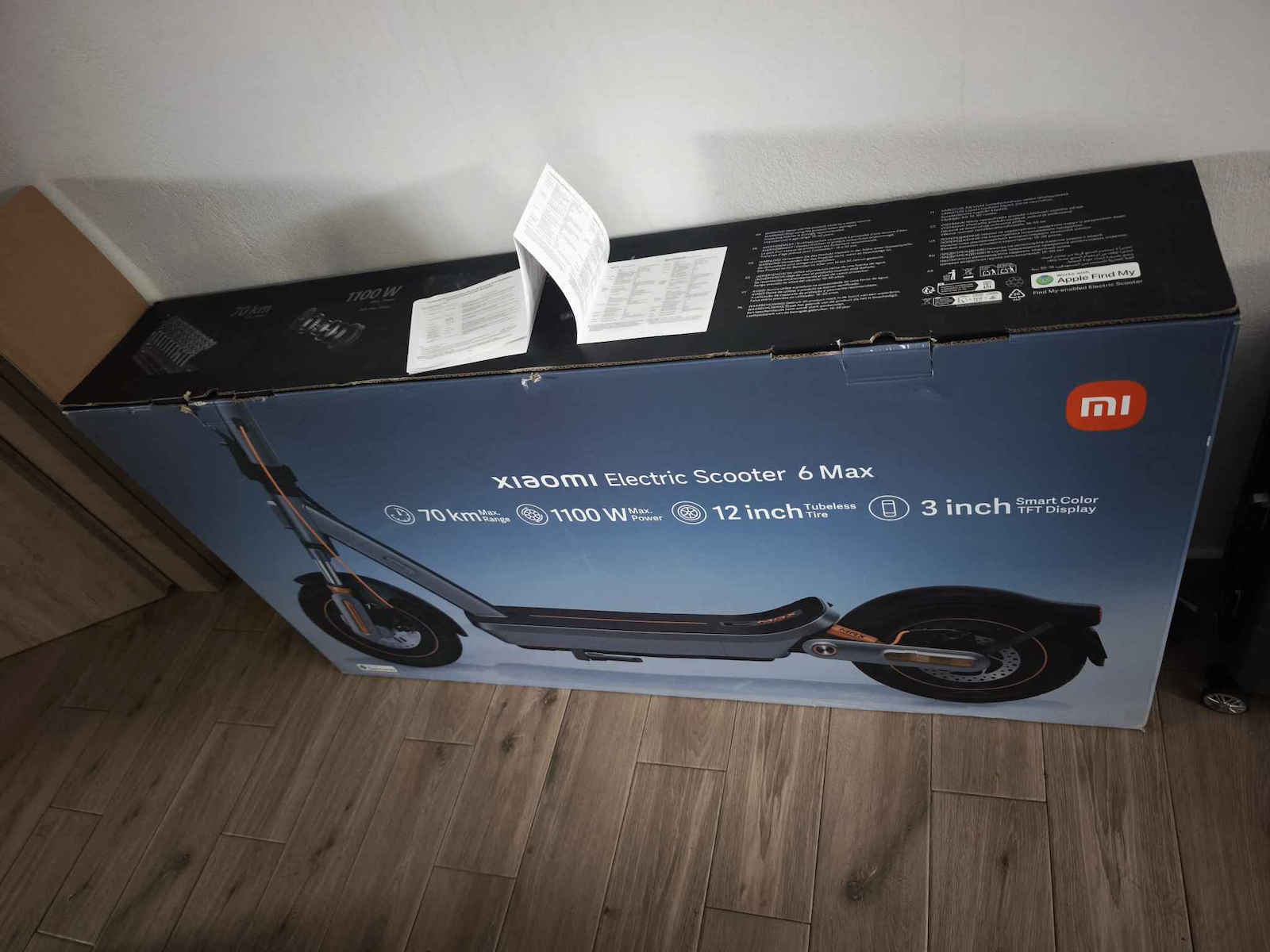 Xiaomi Електрически Тротинетка 6 Lite Електрическа Тротинетка с 25km/h Максимална Скорост и 25km Автономия в Черен Цвят