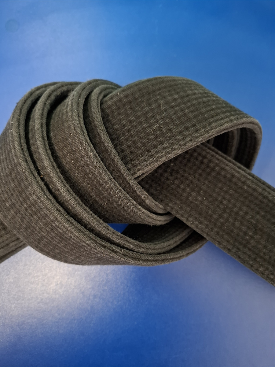 Budo Belt Olympus 100% Cotton Toshi Premium 5cm Black