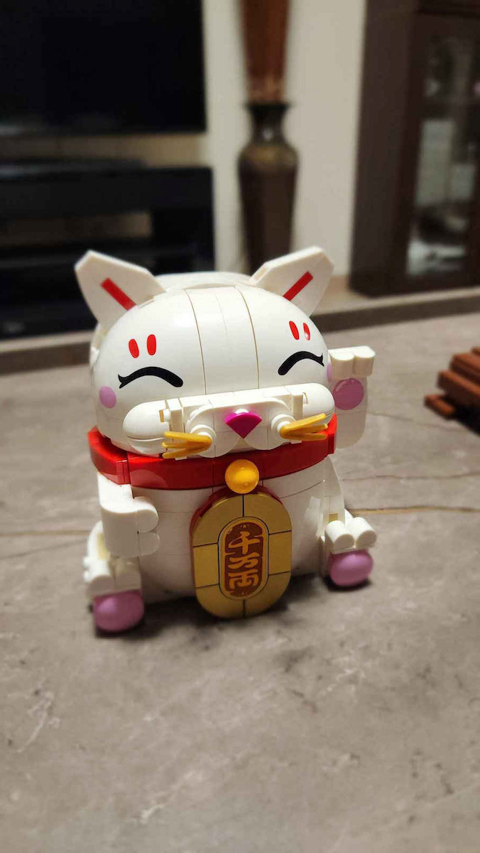 LEGO Building Blocks Lucky Cat for 9+ Years 280 Pieces