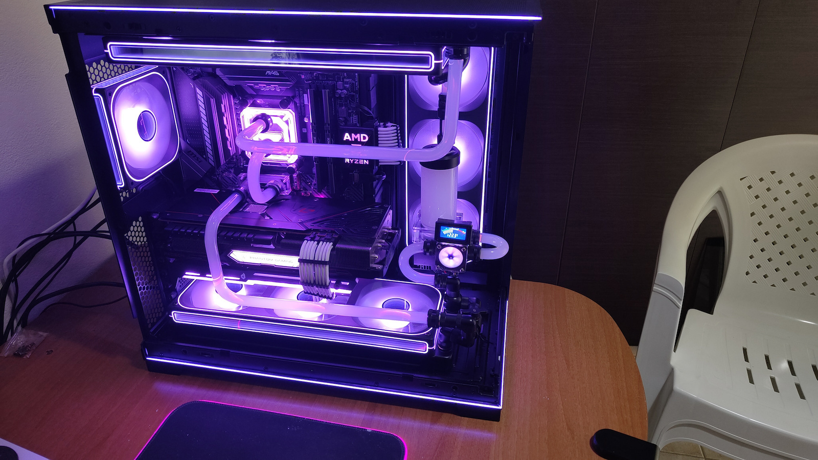 Jonsbo ZB-360B Case Fan 123mm 2400rpm 65.26cfm with ARGB Lighting and 4-Pin PWM Connection