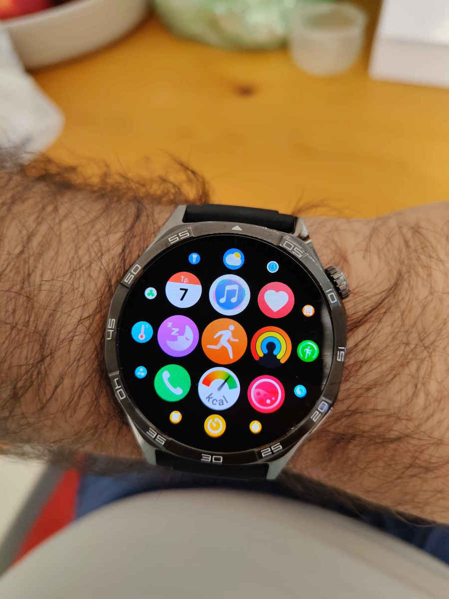Huawei Watch GT 5 Stainless Steel 46mm Αδιάβροχο με Παλμογράφο (Μπλε)