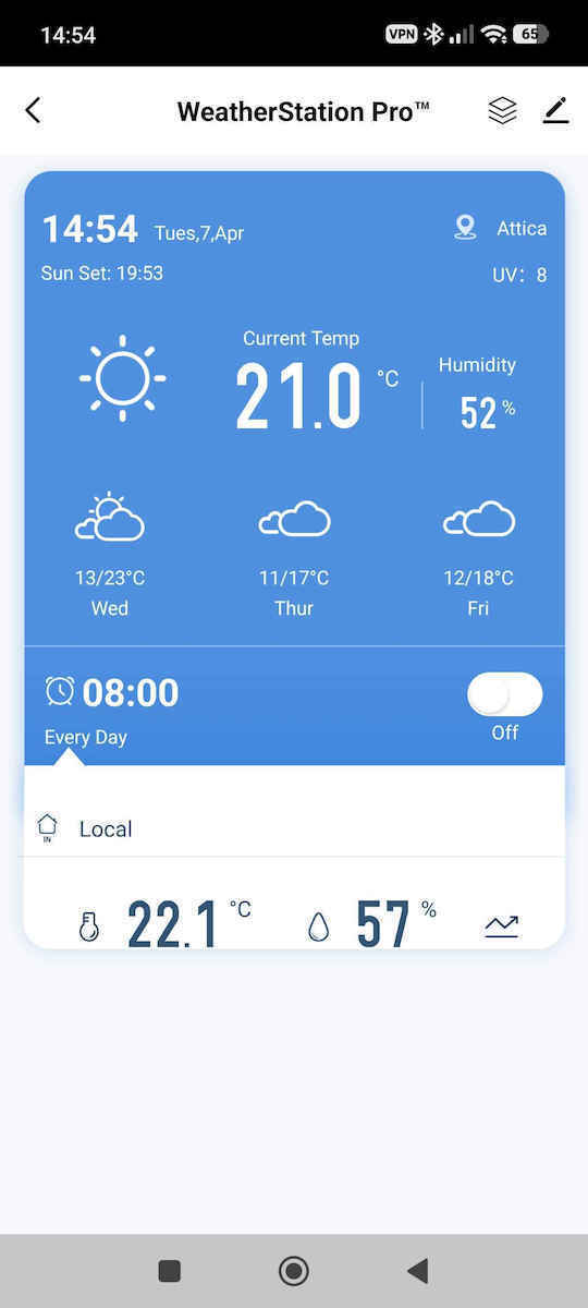 Tesla Wireless Digital Weather Station Tabletop
