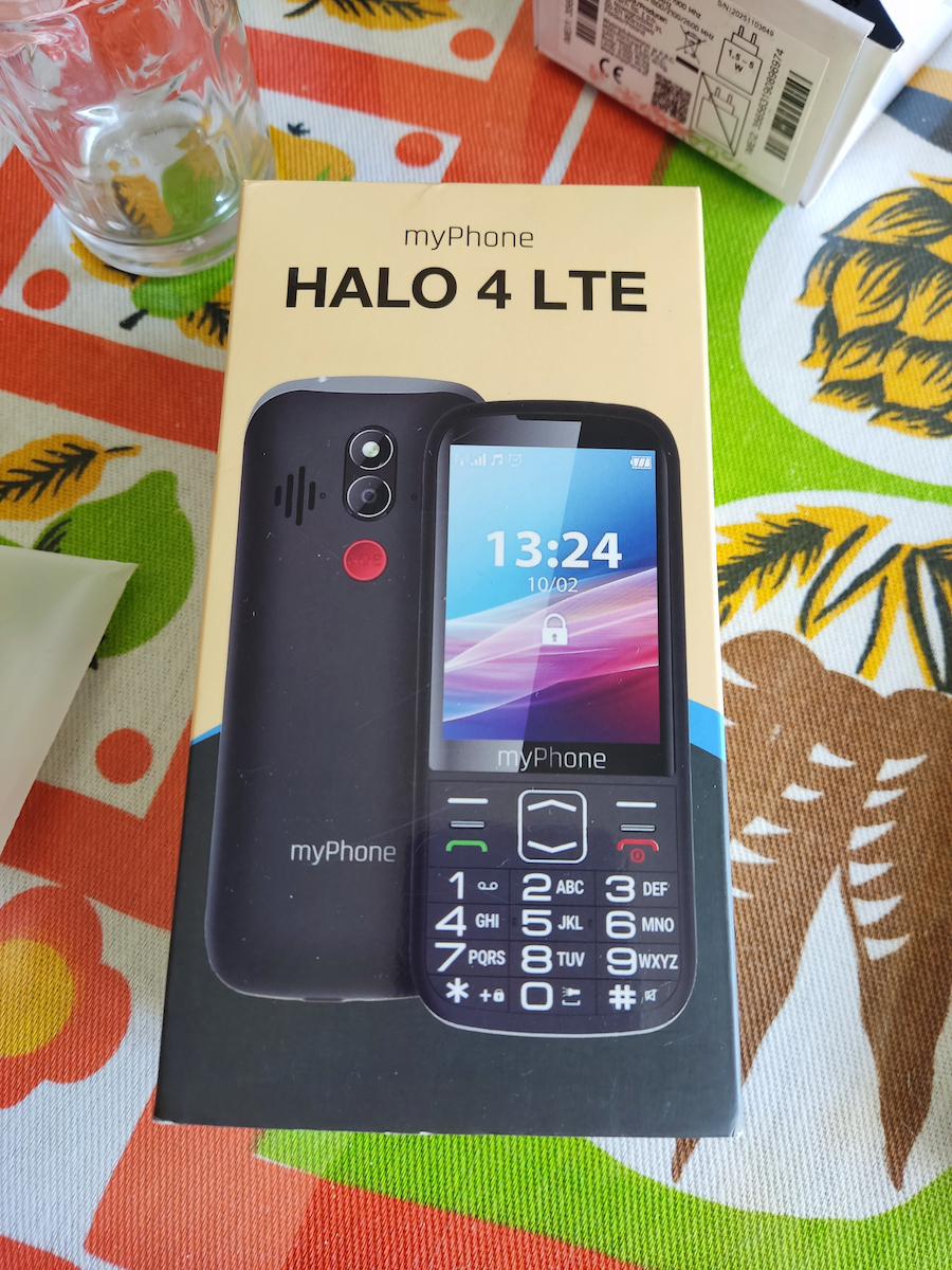 MyPhone Halo 4 LTE Dual SIM Κινητό με Μεγάλα Κουμπιά Μαύρο