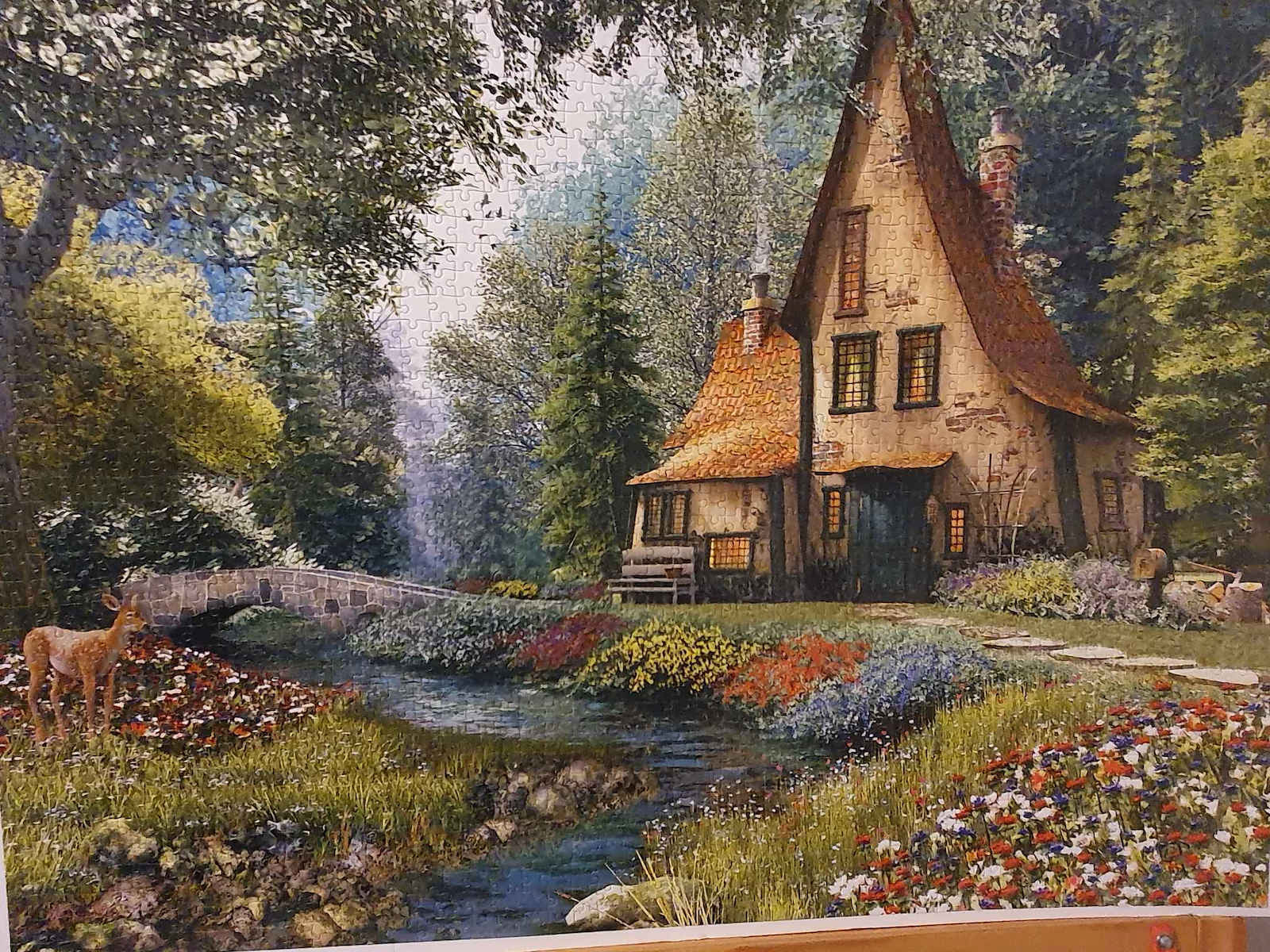Toadstool Cottage Puzzle 2D 2000pcs