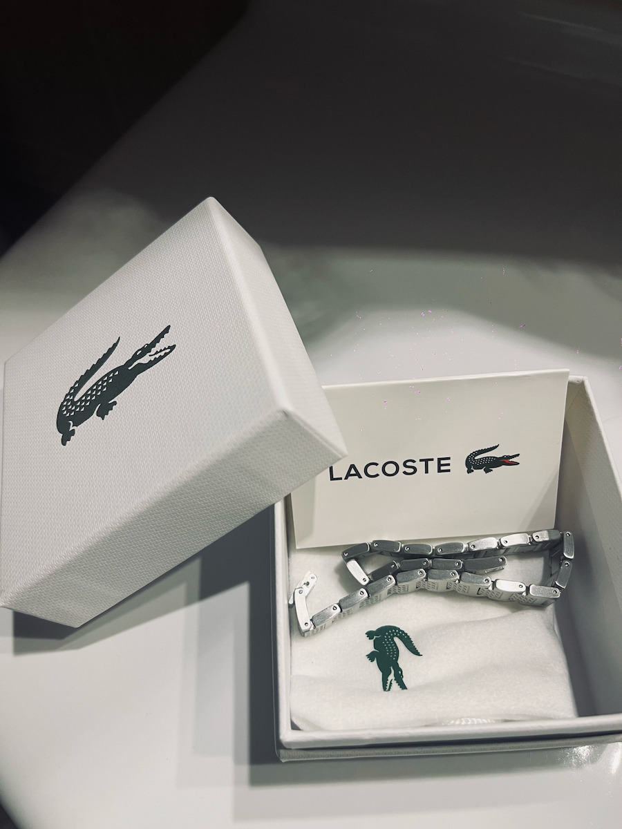 Lacoste Metropole Ανδρικό Βραχιόλι από Ανοξείδωτο Ατσάλι 19cm