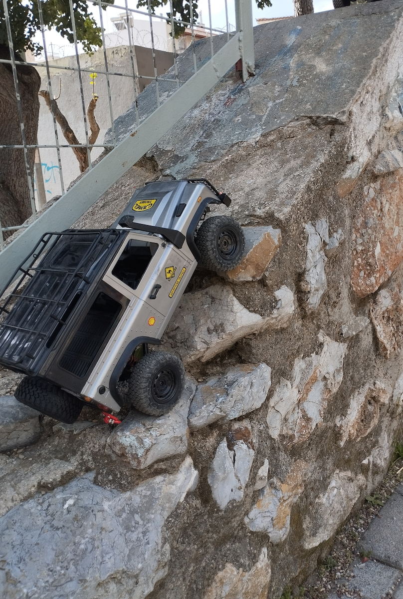 Amewi D90X12 Remote Controlled Car Crawler 4WD Gray