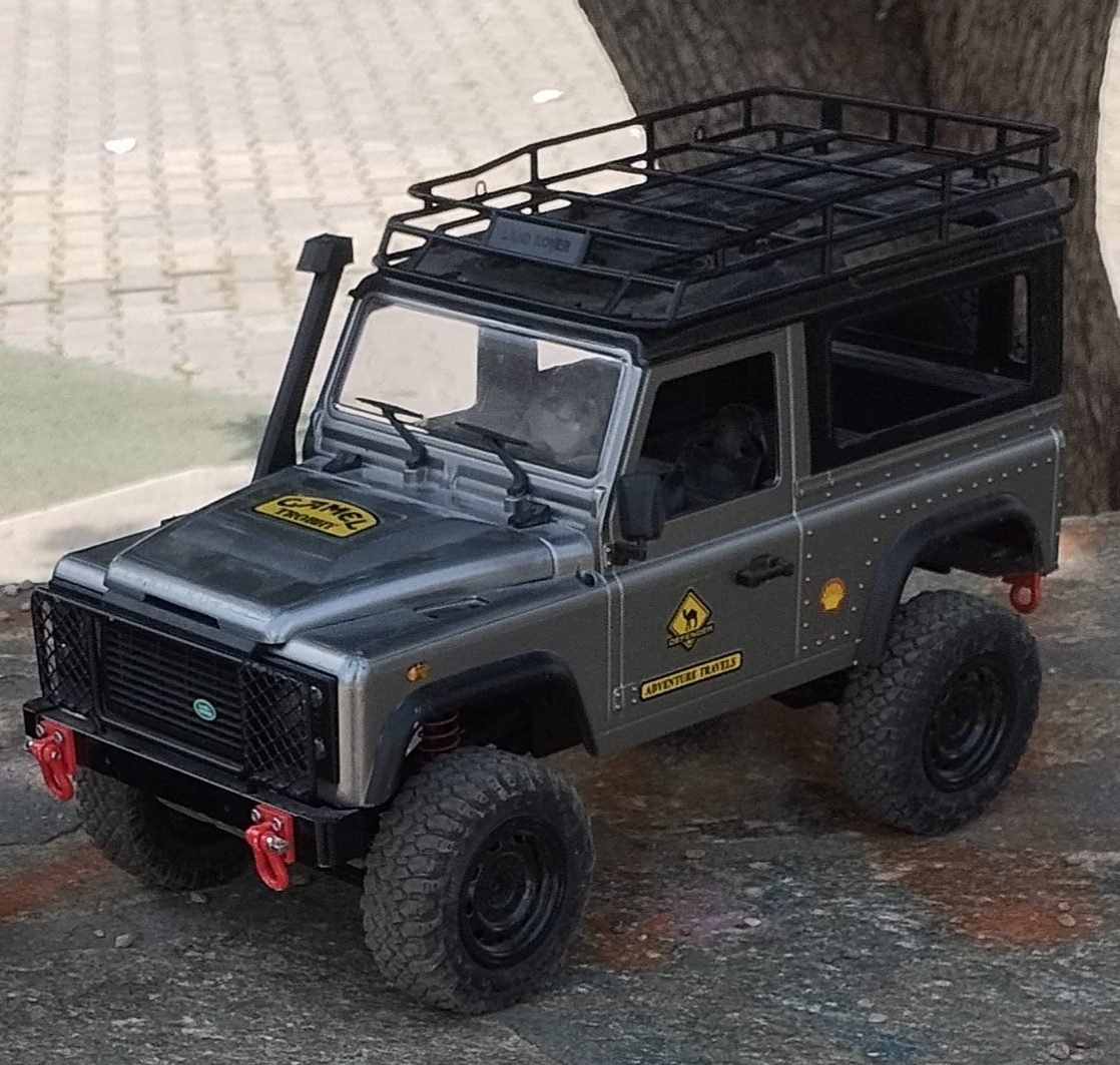 Amewi D90X12 Remote Controlled Car Crawler 4WD Gray