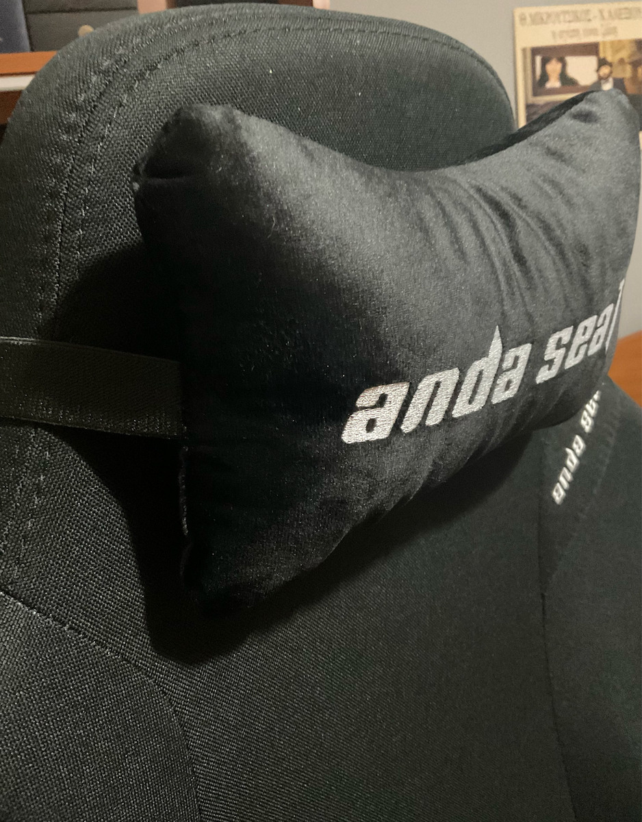 Anda Seat Luna Large Καρέκλα Gaming Δερματίνης με Ρυθμιζόμενα Μπράτσα Μαύρη