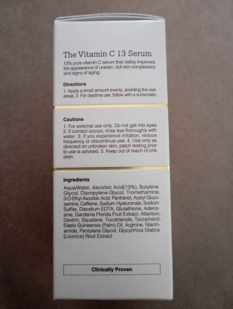Cosrx The Vitamin C 13 Moisturizing & Anti-aging Serum Face with Vitamin C & Vitamin E for Radiance & Dark Spots 20ml