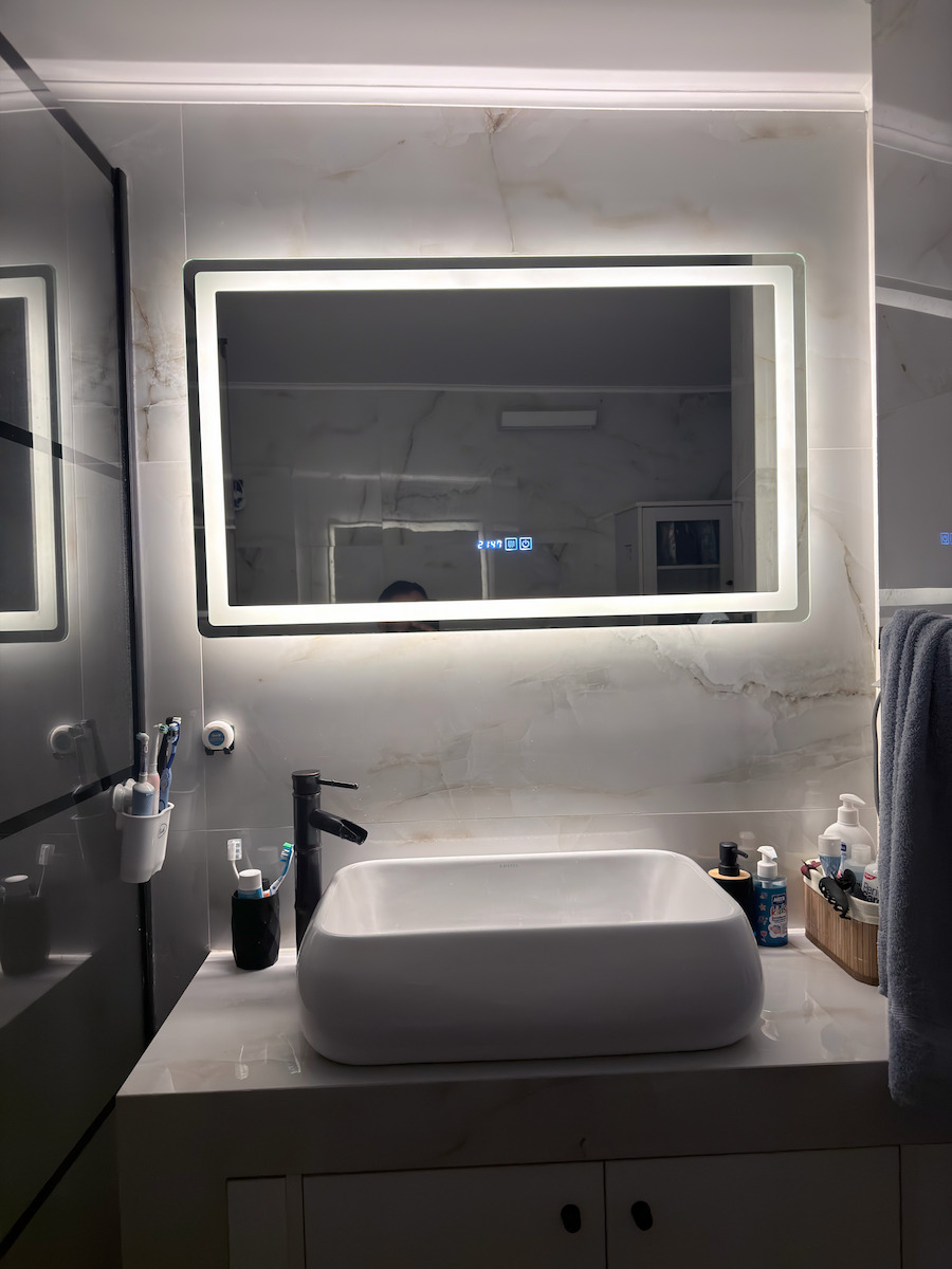 Sparke Astral Правоъгълена Банско Огледало LED Touch 80x50см