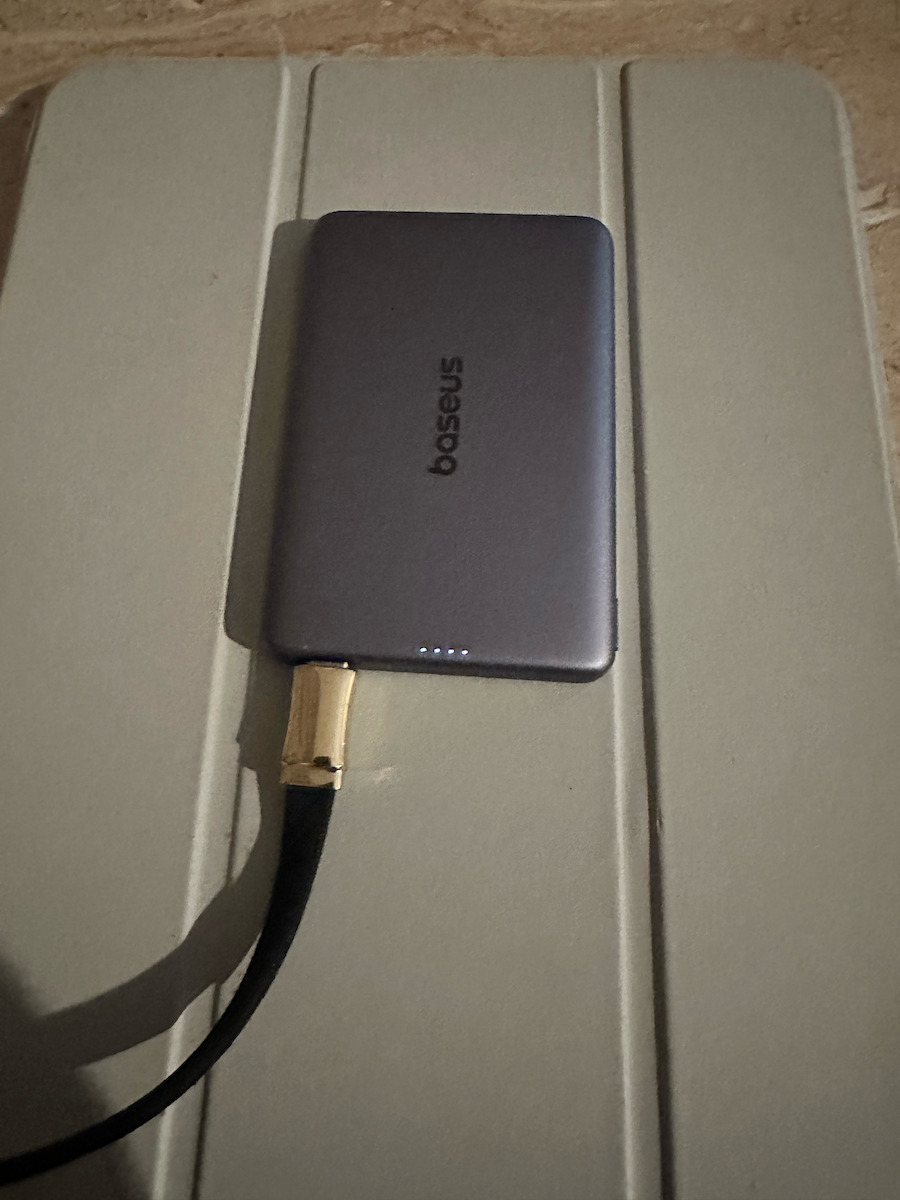 Baseus PicoGo AM41 MagSafe Power Bank 5000mAh 20W με Θύρα USB-C Μαύρο