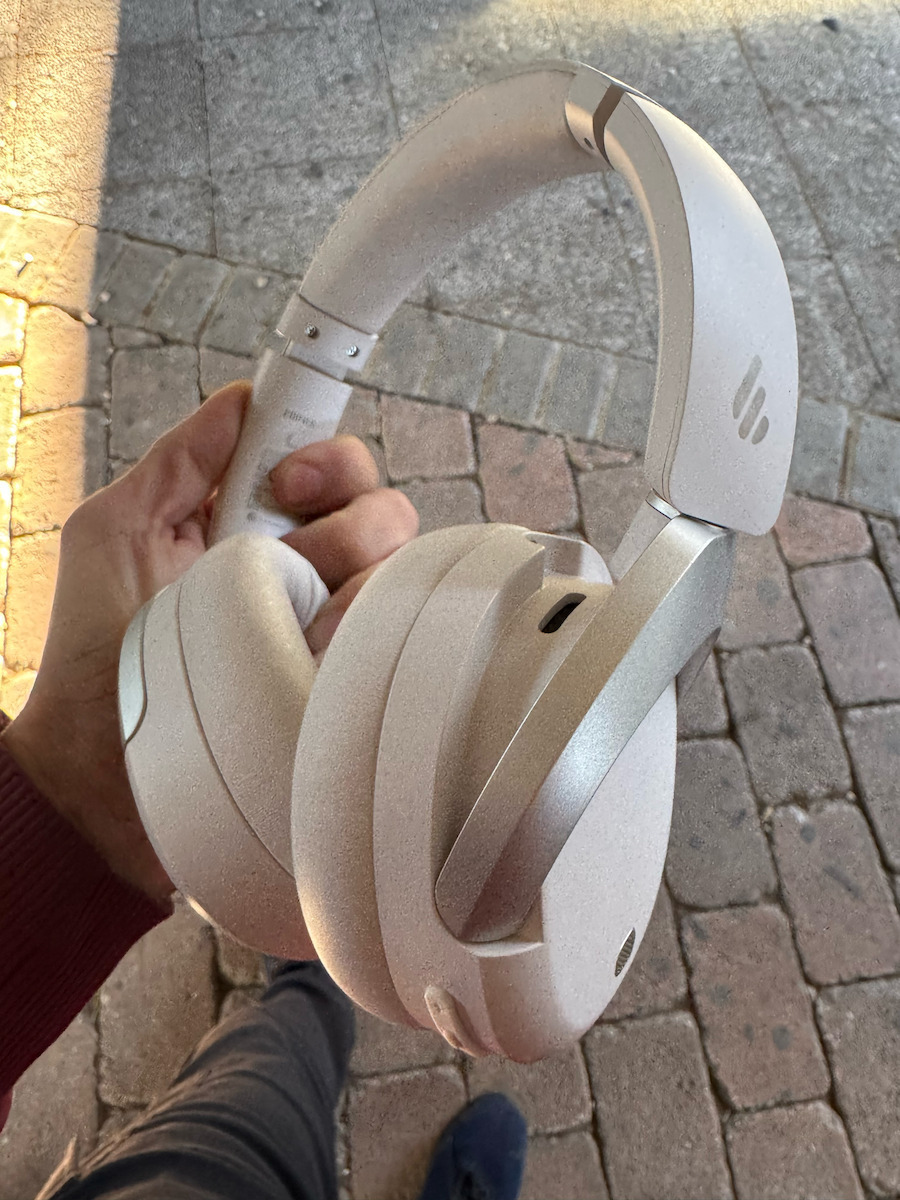Edifier W830NB Hybrid Wireless / Wired Over Ear Headphones with 94 hours of Operation and Quick Charge Gray