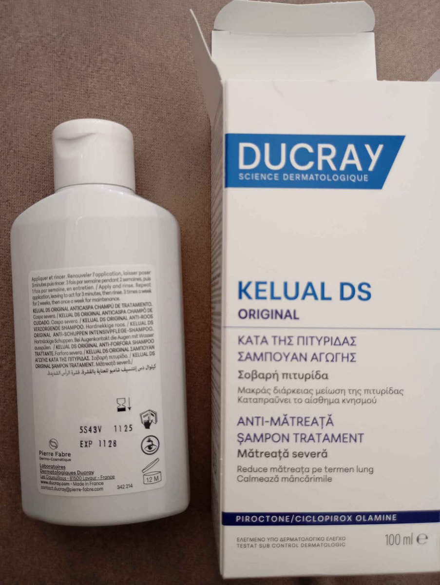 Ducray Kelual DS Σαμπουάν κατά της Πιτυρίδας & της Σμηγματορροϊκής Δερματίτιδας για Όλους τους Τύπους Μαλλιών 100ml