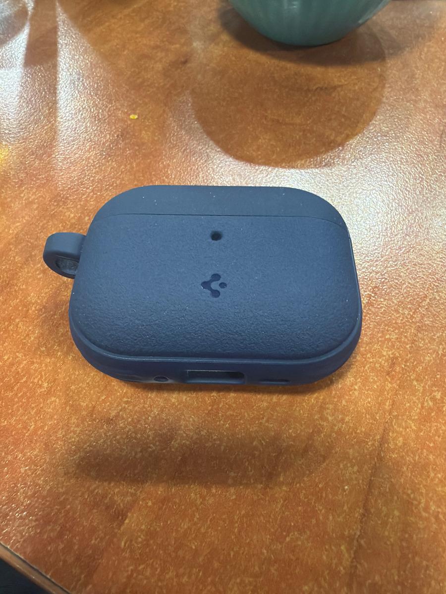 Spigen Vault Case Silicone in Navy Blue color for Apple AirPods Pro 3