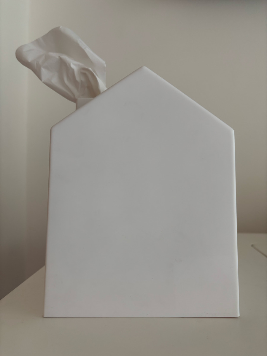 Umbra Θήκη για Χαρτομάντηλα Πλαστική Λευκή 13x13x17cm 023340-660
