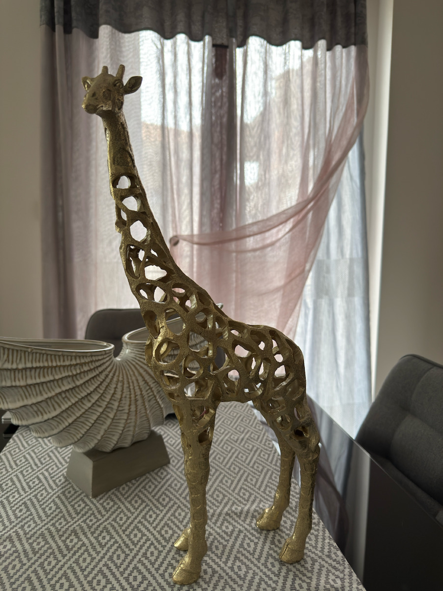 Zen Collection Decorative Polyresin Elephant 24.5x8.7x51.2cm