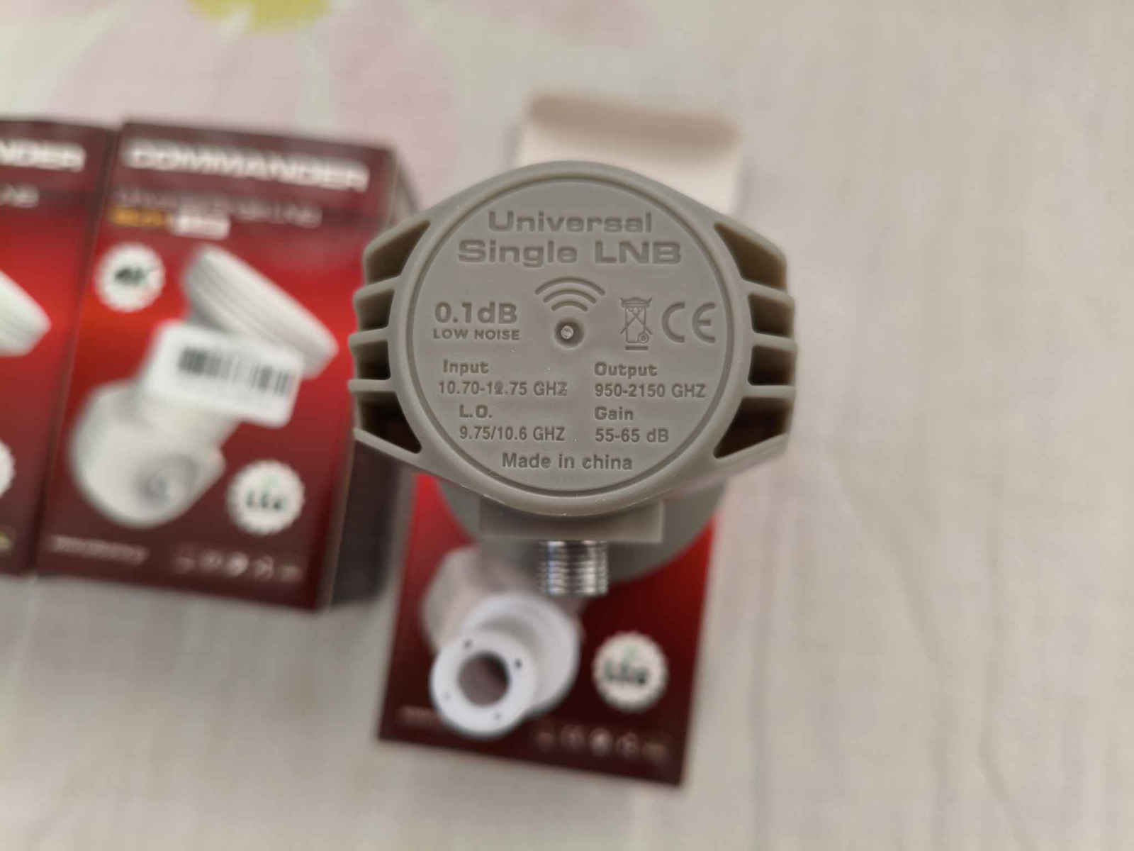 Commander LNB Single (1 Output) with Low Noise Limit 0.1dB