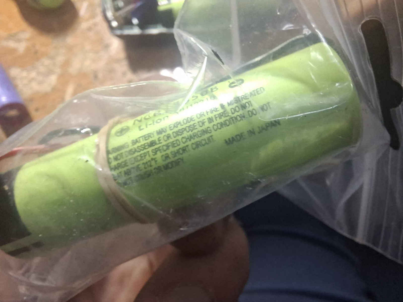 Panasonic Ncr18650b Baterii Reîncărcabile 18650 Li-ion 3400mAh 3.7V 2buc