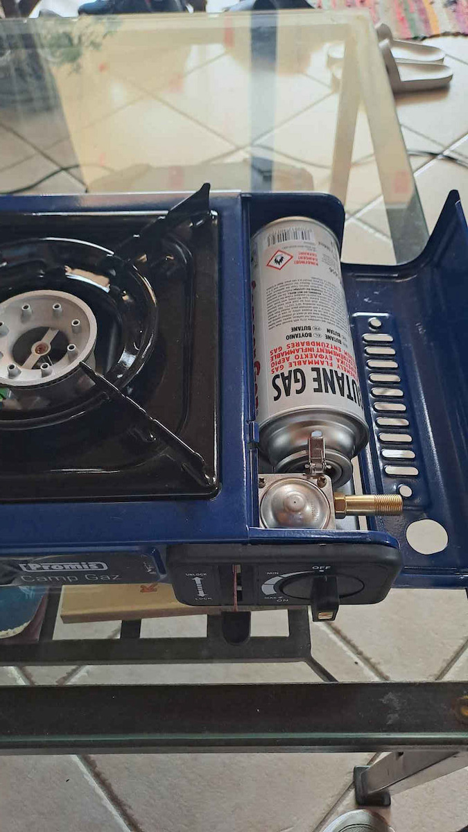 Promis Aragaz de masă Pe gaz Dublă Negru