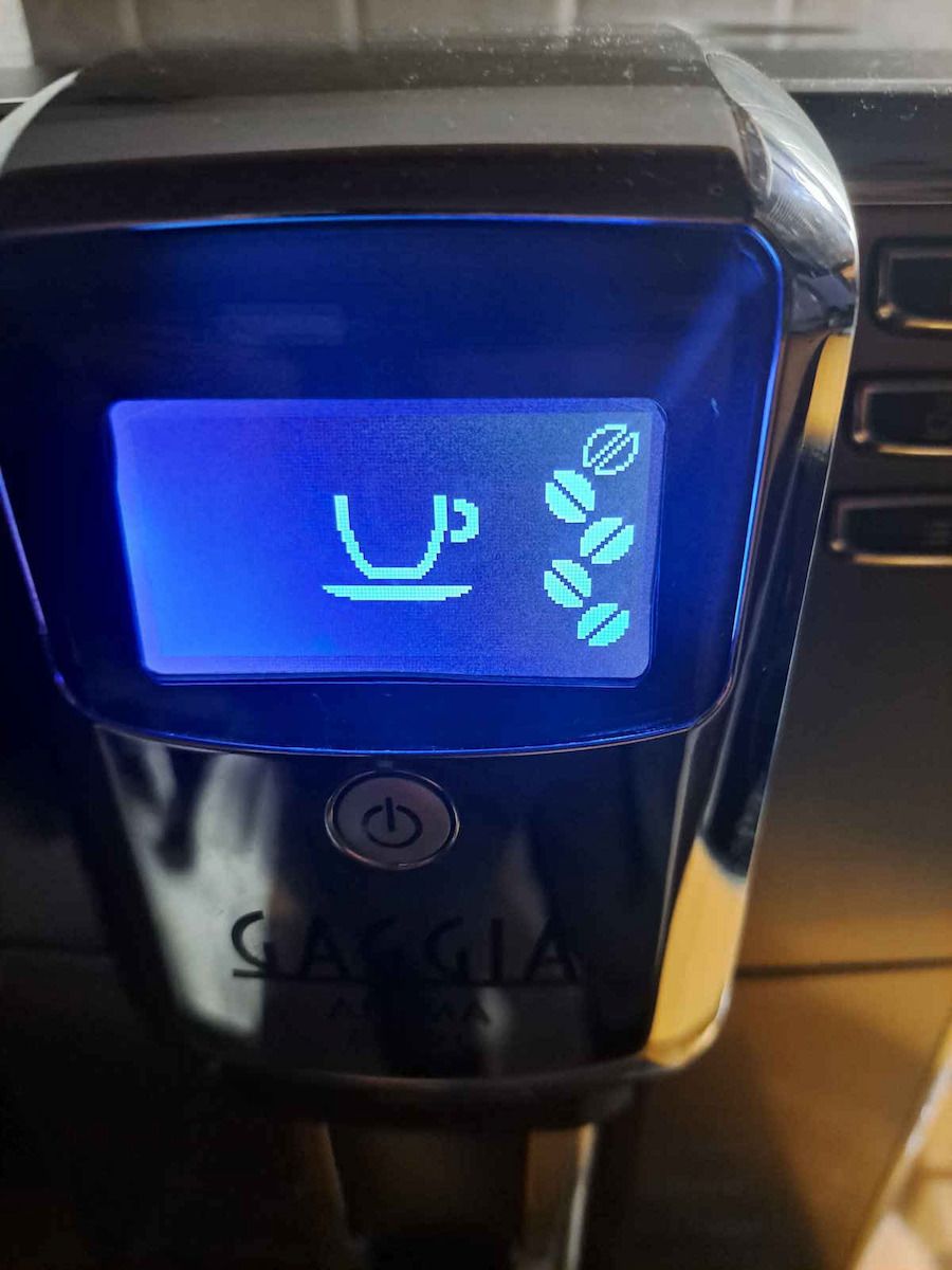 Gaggia Anima Deluxe Automatic Espresso Machine 1850W Pressure 15bar with Grinder Silver