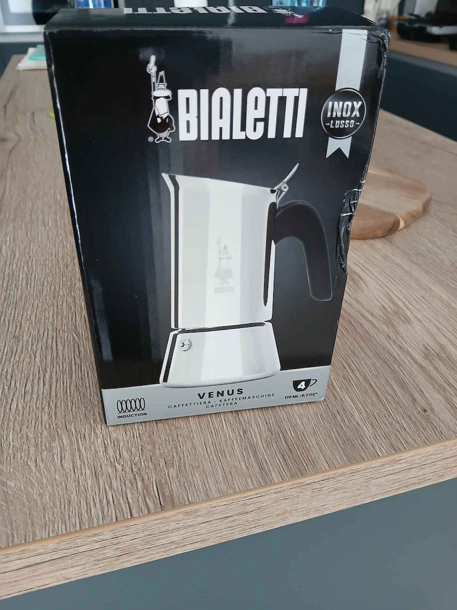 Bialetti Venus Briki Espresso 4 Căni Inox Argintiu