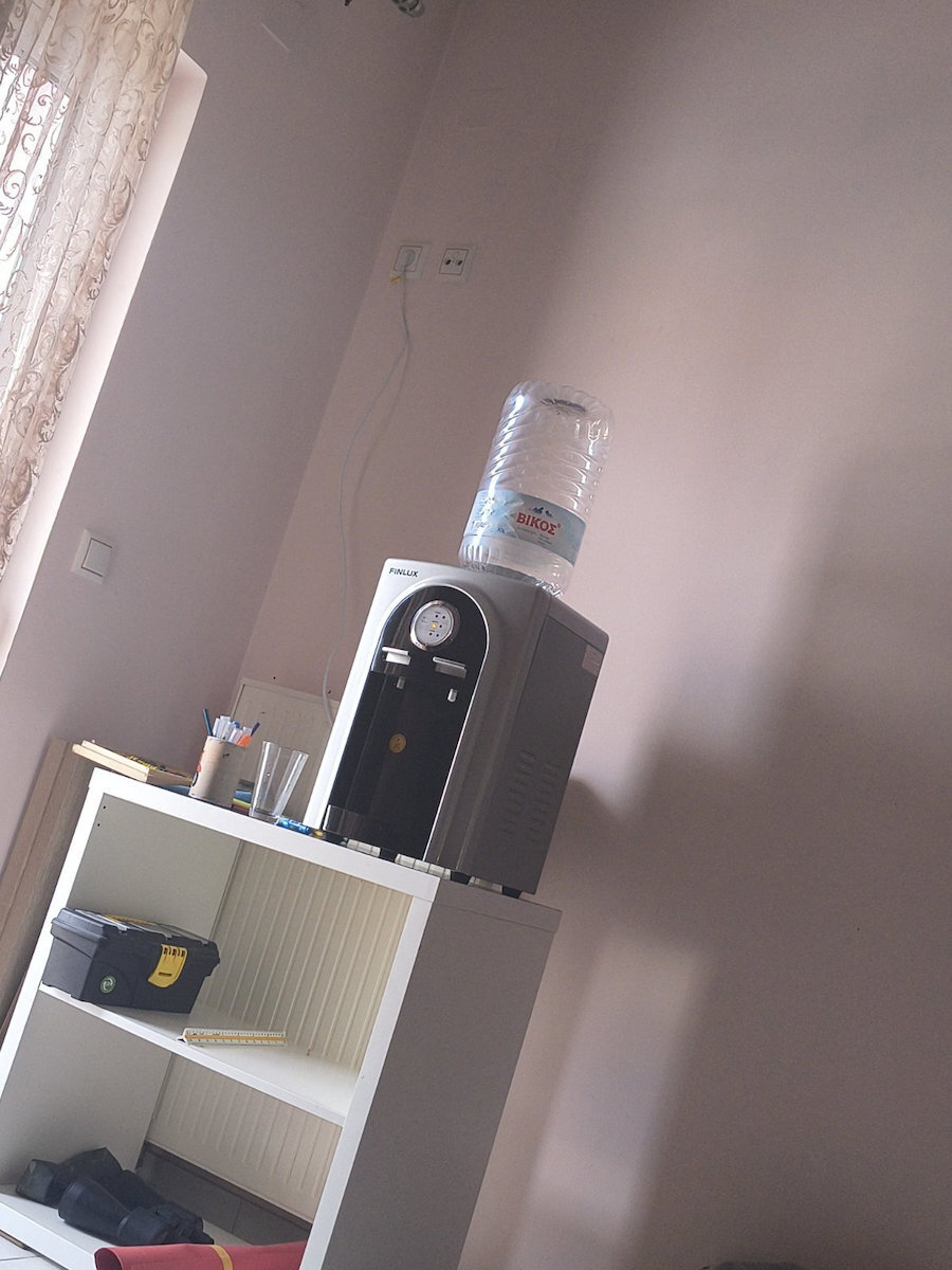Finlux Desktop-Kühler Flasche Rostfrei mit kaltem Wasser 1.5lt/h