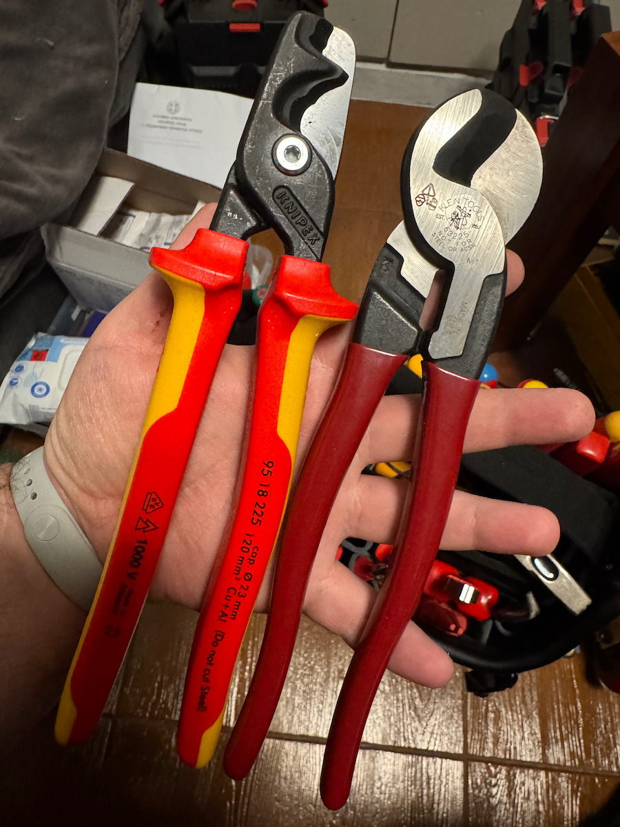 Knipex Κόφτης Καλωδίων Μήκους 225mm